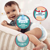 Pampers Baby-Dry Nappy Pants Size 9, 108 Nappies, 19kg+, Monthly Pack, 360° Fit to Help Prevent Gaps and Leaks
