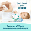 Pampers Premium Protection Nappy Pants Size 5, 144 Nappies, 11kg-17kg, Monthly Pack + Pampers Harmonie Aqua Baby Wipes 1 pack of 10 Wipes