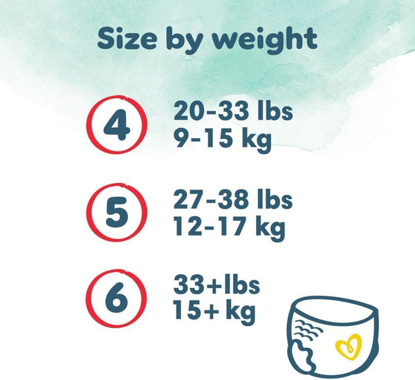 Pampers Harmonie Nappy Pants Size 6, 132 Nappies, 15kg+, Monthly Pack, Gentle Skin Protection and 360° Comfort Fit