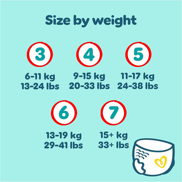 Pampers Premium Protection Nappy Pants Size 4, 168 Nappies, 9kg-15kg, Monthly Pack + Pampers Harmonie Aqua Baby Wipes 1 pack of 10 Wipes