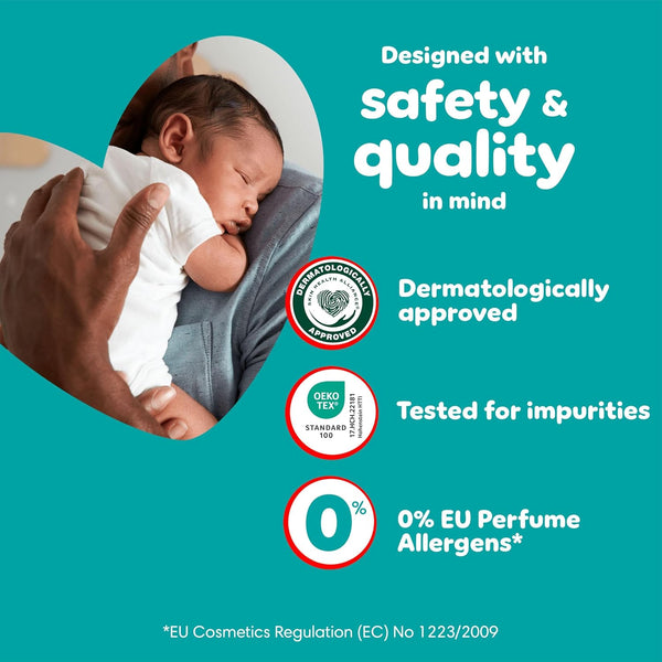 Pampers Baby-Dry Nappy Pants Size 8, 117 Nappies, 17kg+, Monthly Pack, 360° Fit To Help Prevent Gaps And Leaks